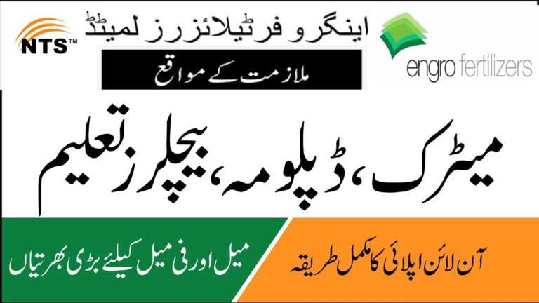Engro Corporation Jobs 2025: Online Apply