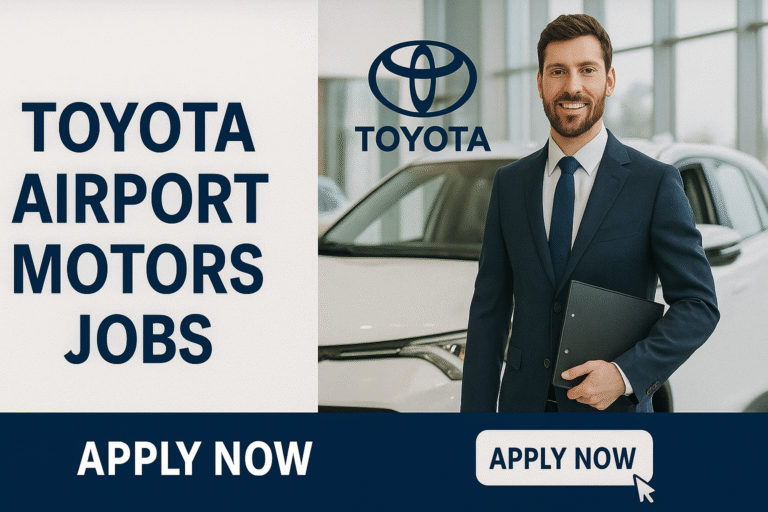 Toyota Airport Motors Jobs 2025 | Apply Now